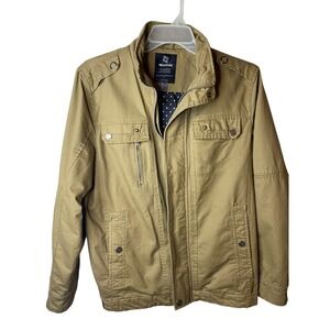 Wantdo Mens Khaki Explorer Safari Jacket Outdoor Military Field Coat Size Small